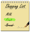 Programikonen: Shopping List