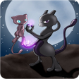 程序图标：Mew And Mewtwo HD Wallpap…