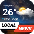Programın simgesi: Local Weather  News - Rad…
