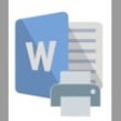 Icono de programa: Print multiple word docum…