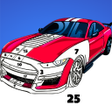 프로그램 아이콘: Cars Color By Number
