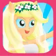 Icoon van programma: Bride Pony wedding girl p…