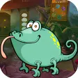 Kavi Escape Game 588 Cartoon Chameleon Rescue Game
