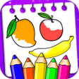 Fruits Coloring Book  Drawing Book