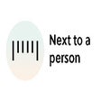 Programikonen: Next to a person