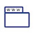 Icon of program: URL in title