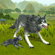 Ikon program: Wolf Life Simulator: Wild…