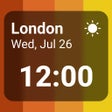 ไอคอนของโปรแกรม: World Clock Widget - Time…