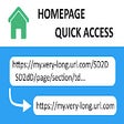 Homepage Quick Access