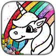 Ikona programu: Rainbow Glitter Coloring