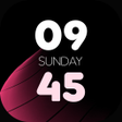 Ícone do programa: Digital Clock LWP  AOD