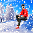 Icon of program: Snowfall photo editor: fr…
