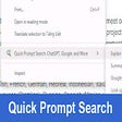 أيقونة البرنامج: Quick Prompt Search: Chat…