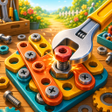 Programın simgesi: Wrench Puzzle: Nuts Jam
