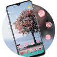 Beautiful scenery theme flower icon
