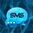 Programikonen: Blue Smoke Theme GO SMS P…