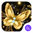 Shine Golden Fantastic Butterfly-APUS Launcher