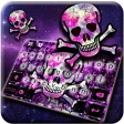 Galaxy Skull Keyboard Theme
