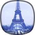 Snow in Paris Live Wallpaper