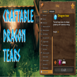 Craftable Dragon Tears