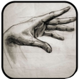 how to draw realistic hands icon