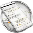 SMS Messages Marble White Theme