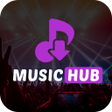 プログラムのアイコン：MUSIC HUB: MP3Juice Downl…