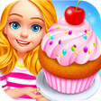 プログラムのアイコン：Cupcake Shop - Dessert Ma…