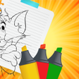 Programikonen: Mouse and Tom coloring ca…