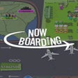 Symbol des Programms: Now Boarding