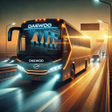 Programikonen: River bus driving tourist…