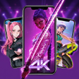 أيقونة البرنامج: Kpop Demon Hunters HUNTRI…