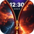 Programın simgesi: Zipper Lock Screen  Wallp…