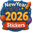 Иконка программы: Happy New Year 2023 Stick…