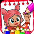 Programikonen: Tocca Coloring Book Glitt…
