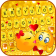 Иконка программы: Glitter Gold Love Emojis …