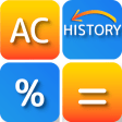 Calculator with History memory & GST Calculation