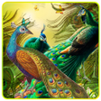 Icon of program: Peacock Live Wallpaper