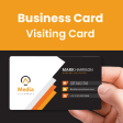 Business card maker with logo