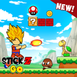 Иконка программы: Super Stick Z Go - Run Ga…