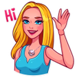 程序图标：Girly m Stickers for What…