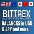 Bittrex balances in legal currency