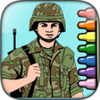 Programikonen: Military Coloring Pages