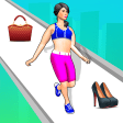 Catwalk girl Beauty runner makeover run game 3d