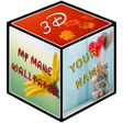 Programikonen: My Name Live Wallpaper 3D