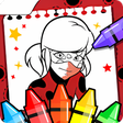 Icon of program: lady coloring the cats an…