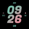 プログラムのアイコン：Pastel Bold Watch Face