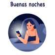 Programikonen: Buenas noches Stickers WA…