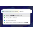 Google Drive™ Omnibar Search