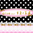 Icon of program: ドット壁紙 Lace  Gold ribbon